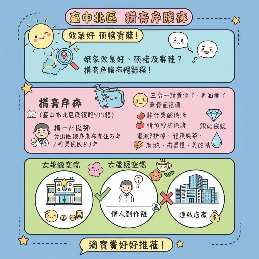 2026 年臺中北區皮膚科與做臉推薦：洪亮皮膚科 vs. 其他熱門店家實測比較