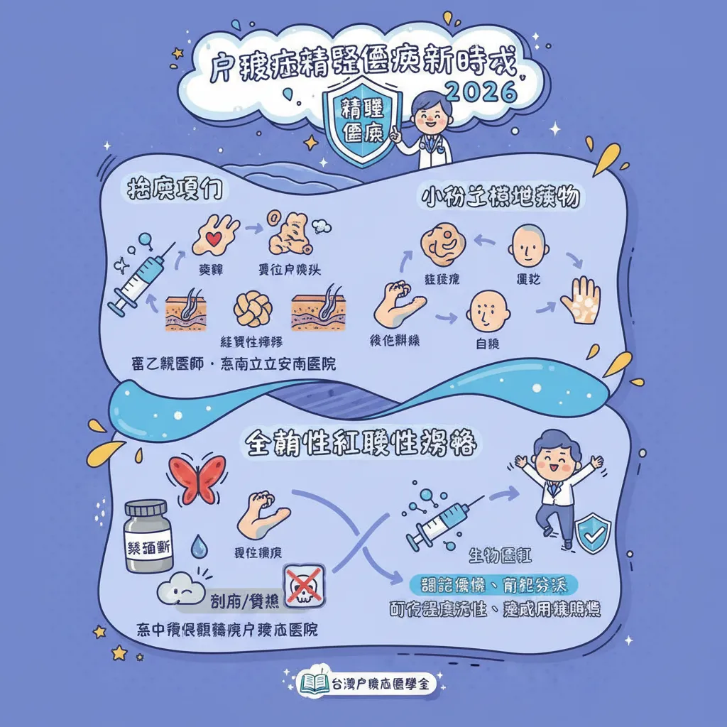 皮膚科精準醫療新趨勢：生物製劑與小分子標靶藥物